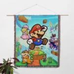 Super Mario Woven Tapestry Throw Blanket – Epic Wall Rug, Room Decor, Collectible Merch - Image 2