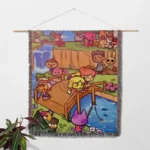 ACNH Woven Tapestry Throw Blanket – Stylish Wall Art, Room & Home Decor, Collectible Accent - Image 2