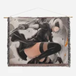 Nier Woven Tapestry Throw Blanket – Cool Wall Art, Room Decor, Home Decor, Perfect Gift - Image 2