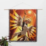 OW Mercy Woven Tapestry Throw Blanket – Unique Wall Art, Room Decor, Cozy Home Decor, Perfect Gift - Image 2