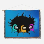 Among Game Woven Tapestry Throw Blanket – Popular Wall Art, Room & Home Decor, Perfect Gift - Image 2