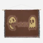 Pac Retro Woven Tapestry Throw Blanket – Stylish Wall Rug, Room Decor, Collectible Merch - Image 2