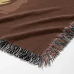 Pac Retro Woven Tapestry Throw Blanket – Stylish Wall Rug, Room Decor, Collectible Merch - Image 6