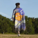 Pac The Starry Night Woven Tapestry Throw Blanket – Unique Wall Art, Cozy Room Decor, Home Decor Accent - Image 5