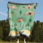 ACNH Woven Tapestry Throw Blanket – Popular Wall Hanging, Room & Home Decor, Fun Gift - Image 4