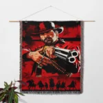 RDR Woven Tapestry Throw Blanket – Stylish Wall Rug, Room Decor, Collectible Merch - Image 2