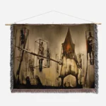 Silent Woven Tapestry Throw Blanket – Unique Wall Art, Room Decor, Home Decor Accent - Image 2