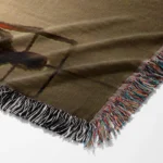 Silent Woven Tapestry Throw Blanket – Unique Wall Art, Room Decor, Home Decor Accent - Image 6