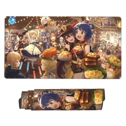 This Genshin Impact mouse pad is a stylish anime-themed desk mat, perfect for otaku rooms, gaming setups, or fan desks. A collectible gift for fans.