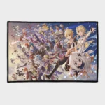 Bring anime style to your otaku room with this GI game rug. Perfect as a fan gift, it adds a stylish and dynamic touch to your decor, showcasing your love for the anime world.