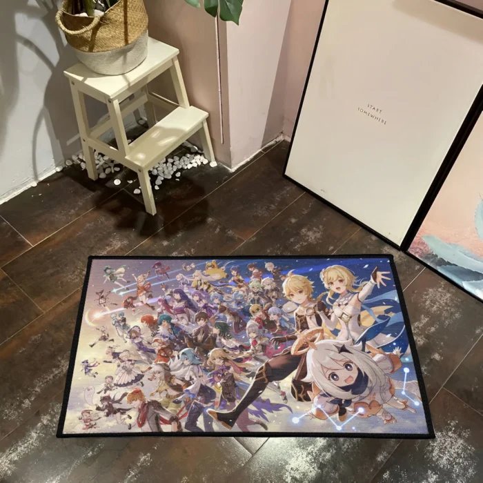 GI Game Rug – Stylish Anime Rug for Otaku Room or Fan Gift - Image 3
