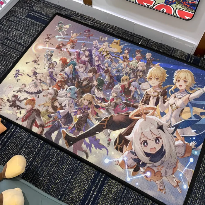 GI Game Rug – Stylish Anime Rug for Otaku Room or Fan Gift - Image 4