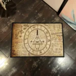 Bill Cipher’s Symbols Rug – Unique Cartoon Carpet for Fans or Wall Display - Image 2
