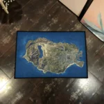 Los Santos Map Rug – Unique Decor Rug for Game Room or Fans - Image 2