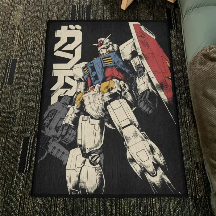 RX-78-2 Rug – Classic Gdam Rug for Gaming Room or Collector’s Bedroom - Image 4