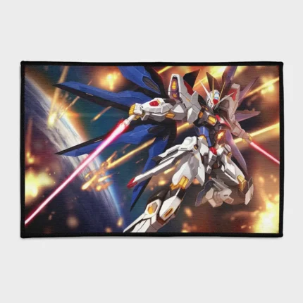 For *Gundam* fans, this ZGMF rug adds an epic mecha vibe to your room. It’s the perfect gift for mecha enthusiasts and a great decor item for any *Gundam* fan’s space.