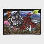For *Gundam* fans, this mecha anime rug is the perfect addition to your gaming room or fan decor. It brings the powerful energy of the *Gundam* universe into your space.