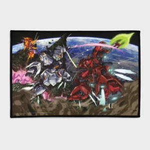 For *Gundam* fans, this mecha anime rug is the perfect addition to your gaming room or fan decor. It brings the powerful energy of the *Gundam* universe into your space.