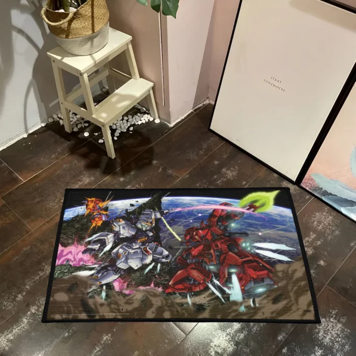 Gdam Rug – Cool Mecha Anime Carpet, Perfect Decor for Gamers and Fans - Image 3