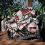 Gdam Woven Tapestry Throw Blanket – Iconic Wall Art, Room & Home Decor, Collectible Gift - Image 3
