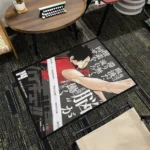Haikyuu Kuroo Tetsurou Rug – Unique Rug for Game Room Setup - Image 2