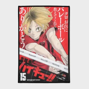 For fans of *Haikyuu!!*, this Kenma rug adds a stylish and relaxed vibe to your gaming room or bedroom decor. It’s perfect for creating a comfy and fan-inspired space.