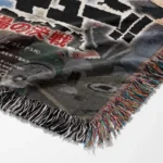 Haikyuu Manga Cover Woven Tapestry Throw Blanket – Stylish Wall Rug, Room & Home Decor, Volleyball Fans Gift - Image 6