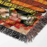 Haikyuu Manga Cover Woven Tapestry Throw Blanket – Energetic Wall Rug, Room & Home Decor, Collectible Gift - Image 6