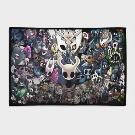 Bring the indie game world of *Hollow Knight* into your space with this stylish rug. Perfect for gaming setups or fans of the game, it adds a unique, artistic touch to any room.
