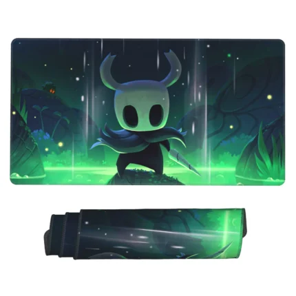 This Hollow Knight mouse pad is a stylish indie game desk mat, ideal for gaming rooms, otaku setups, or fan desks. A unique collectible for players.
