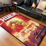 Hulk Comic Cover Rug – Epic Marvel Rug for Bedroom or Comic Fan Decor - Image 2