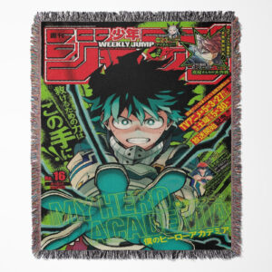 Hunter x Hunter woven tapestry throw blanket, classic wall art and room decor, an ideal gift for fans of the Hunter x Hunter anime series.