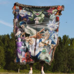HxH Anime Woven Tapestry Throw Blanket – Versatile Room Decor, Wall Hanging & Home Accent - Image 4