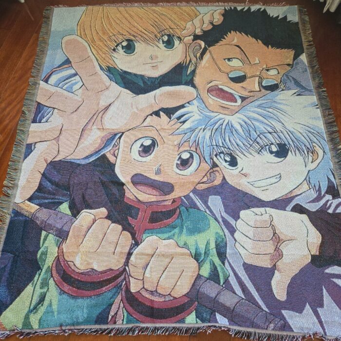 HxH Anime Woven Tapestry Throw Blanket - Cool Anime Room Decor Wall Art Rug Gift Idea - Image 6
