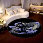 Chrollo Round Rug – Stylish Carpet for Room Decor or Collector Display - Image 2