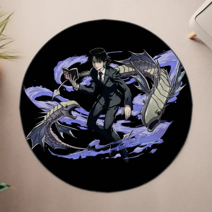 Chrollo Round Rug – Stylish Carpet for Room Decor or Collector Display - Image 4