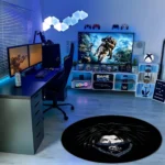 Feitan Round Rug – Cool Mat for Otaku Bedroom or Character-Themed Setup - Image 3