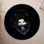 Feitan Round Rug – Cool Mat for Otaku Bedroom or Character-Themed Setup - Image 4