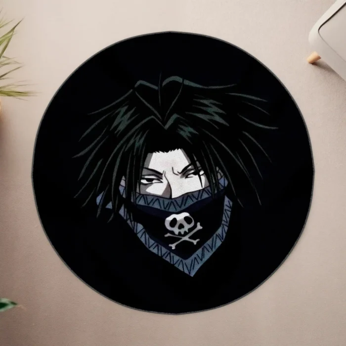 Feitan Round Rug – Cool Mat for Otaku Bedroom or Character-Themed Setup - Image 4