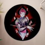 Hisoka Round Rug – Epic Floor Mat for Gaming Room or Fan Gift - Image 4