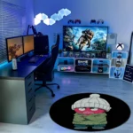 Ikalgo Round Rug – Unique Rug for Boys Room or Cozy Room Decor - Image 3