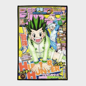 Bring the energy of *Hunter x Hunter* to your boys' room with this stylish HXH Jump cover rug. It’s a great gift for fans and adds a bold touch to your space.
