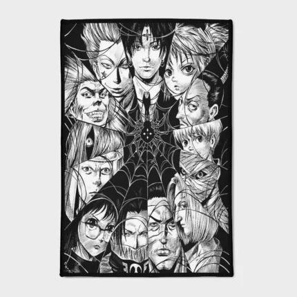 For *Hunter x Hunter* fans, this Phantom Troupe rug brings the notorious group’s vibe into your space. It’s perfect for gaming rooms or as a fan-themed decor piece.