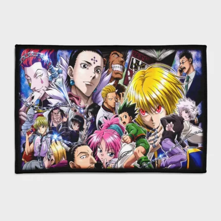For fans of *Hunter x Hunter*, this HXH area rug adds a unique touch to your room decor. It’s a great gift for fans looking to showcase their love for the anime.