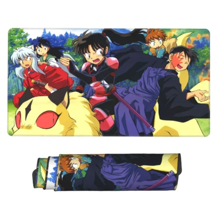 This Inuyasha mouse pad is a classic anime desk mat, great for gaming rooms, otaku bedrooms, or fan collections. A nostalgic gift for anime fans.