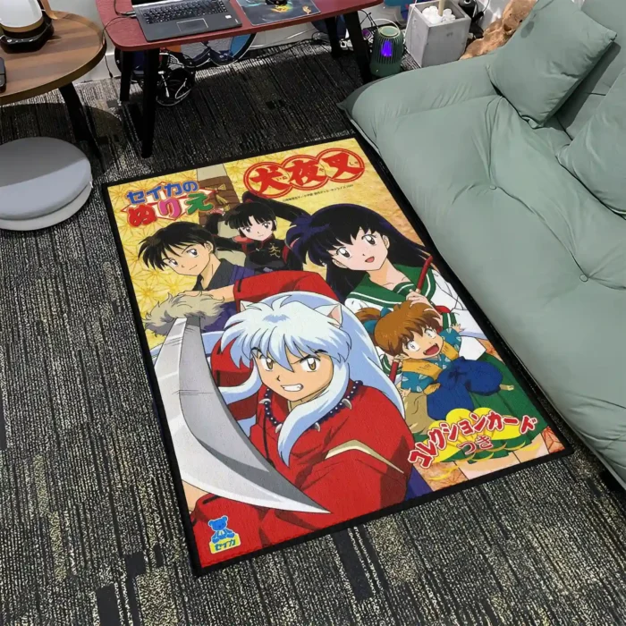 Inuyasha Rug – Epic Carpet for Bedroom or Gaming Room Setup - Image 4