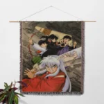 Inuyasha Woven Tapestry Throw Blanket – Cozy Home Decor, Room & Wall Art, Perfect Gift - Image 2