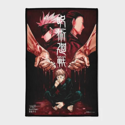 For *Jujutsu Kaisen* fans, this JJK area rug adds a cool and dynamic touch to your gaming room or boys' bedroom. It’s perfect for creating an immersive, fan-inspired space.