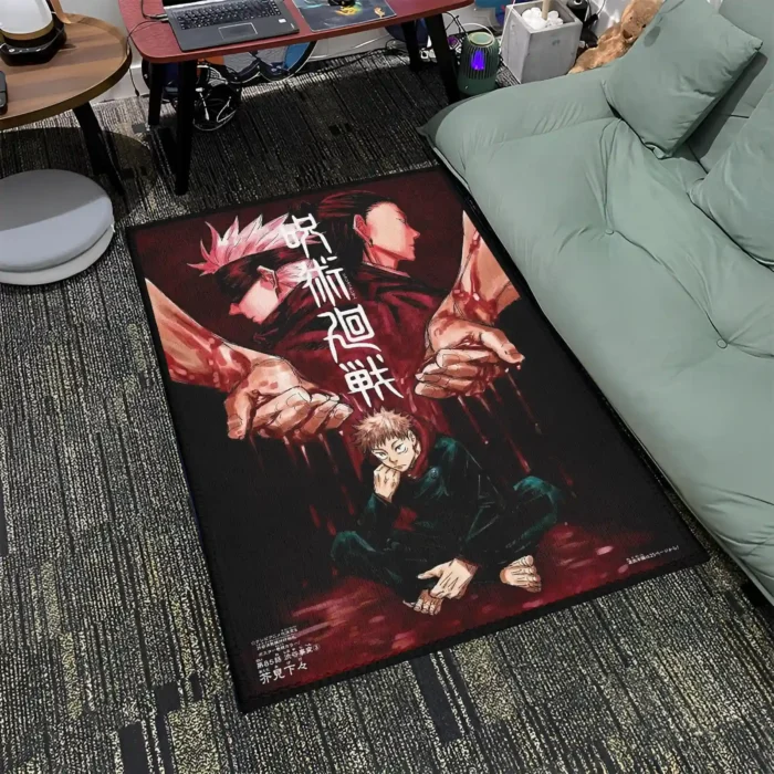 JJK Area Rug – Cool Floor Mat for Gaming Room or Boys Bedroom - Image 4