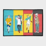 For *Jujutsu Kaisen* fans, this JJK rug brings a stylish and energetic touch to your game room or bedroom. It’s perfect for creating a space that reflects your fandom in a bold way.